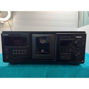 Sony CDP-M555ES MegaStorage 400 CD Compact Disc Player ES Series Black 2004-READ